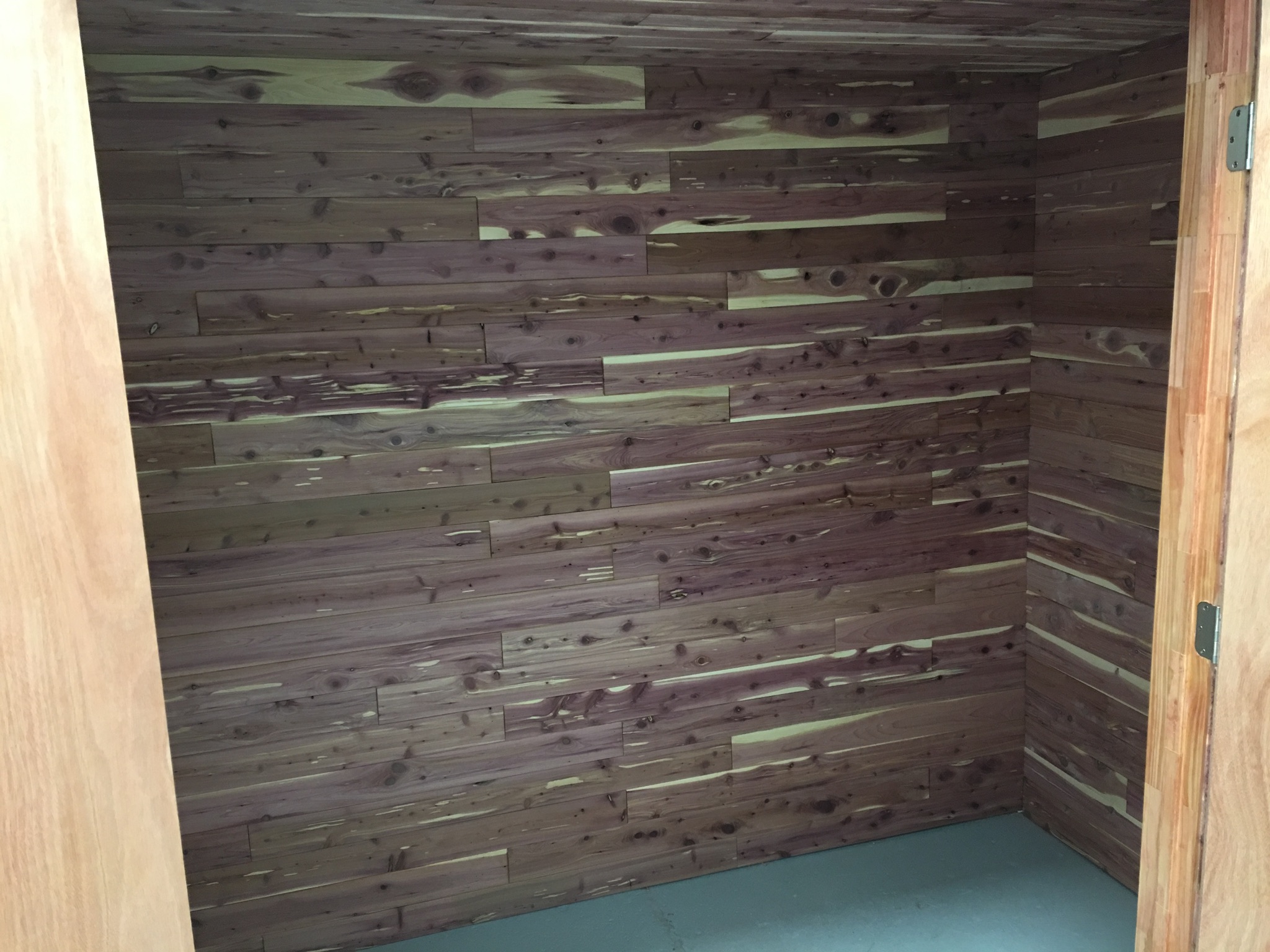 Cedar Closet unit interior photo